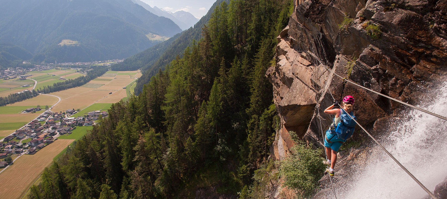 Klettersteig Lehner Wasserfall